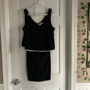 Annalee + Hope pullover sleeveless dress with overlay